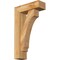 Ekena Millwork Imperial Block Rough Sawn Bracket w/ Offset Brace, Western Red Cedar, 6"W x 18"D x 30"H BKT0604X18X30IMP05RWR - alternate 1